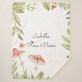 Couverture Sherpa Lovely Little Ladybug | Monogram Sherpa Blanket (Devant)