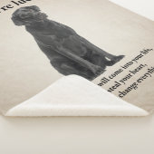Couverture Sherpa Lucky Black Lab (3/4)