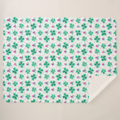 Couverture Sherpa Lucky shamrock (Devant (Horizontal))