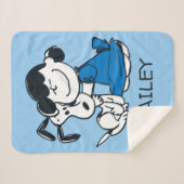 Couverture Sherpa Lucy Hugging Snoopy (Devant (Horizontal))