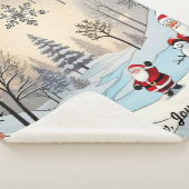 Couverture Sherpa "Lueur dorée de l'hiver" (3/4)