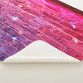 Couverture Sherpa Lumière néon : mur de brique vide. (3/4)