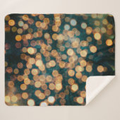 Couverture Sherpa lumières fond abstrait, arrière - plan, noir, flou (Devant (Horizontal))