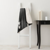 Couverture Sherpa Luminaires noir et blanc (En situation)