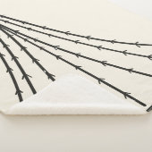 Couverture Sherpa Lune Abstraite (3/4)