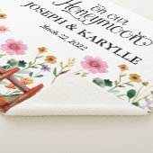 Couverture Sherpa Lune de miel Blanket personnalisée pour les jeunes (3/4)