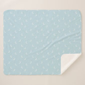 Couverture Sherpa Lune et constellations (Devant (Horizontal))