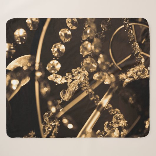 Couverture Sherpa Lustre Sepia Crystal (Devant (Horizontal))