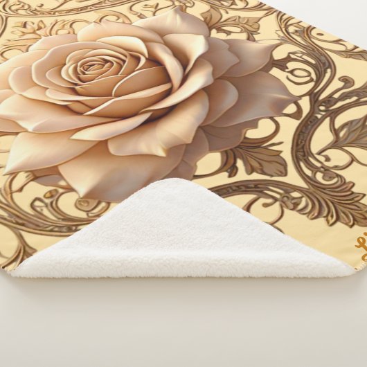 Couverture Sherpa "Luxurious Rose Sparkle" (3/4)