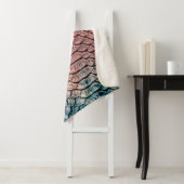 Couverture Sherpa Luxury snake skin texture backgroundtexture,leathe (En situation)
