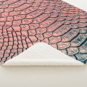 Couverture Sherpa Luxury snake skin texture backgroundtexture,leathe (3/4)