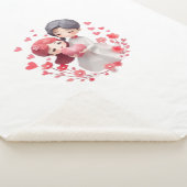 Couverture Sherpa M. & Mme | Ensemble pour toujours" Couple’s Blanke (3/4)