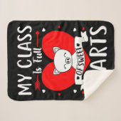 Couverture Sherpa Ma Classe Est Pleine De Coeurs Sucrés Valentine (Devant (Horizontal))
