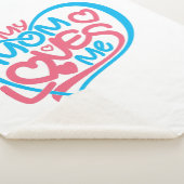Couverture Sherpa "Ma mère m'aime" Conception de texte (3/4)