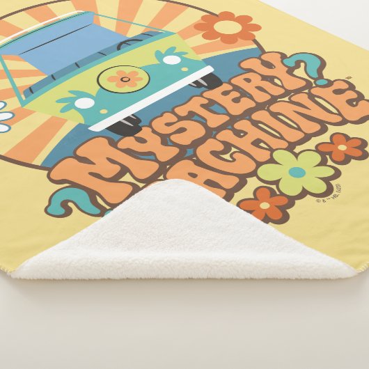 Couverture Sherpa Machine de mystère Van Floral Graphisme (3/4)