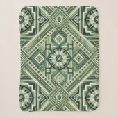 Couverture Sherpa Machine Verte (Devant)
