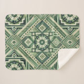 Couverture Sherpa Machine Verte (Devant (Horizontal))