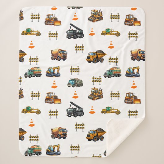 Couverture Sherpa Machines de construction (Devant)