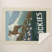 Couverture Sherpa Macy's Flower Show|Rockies (Devant (Horizontal))