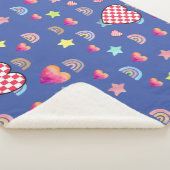 Couverture Sherpa Magic pink candy world (3/4)