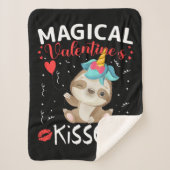 Couverture Sherpa Magical Valentine's Kisses (Devant)