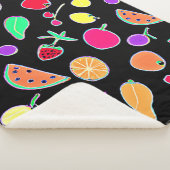 Couverture Sherpa Magie de néon tropique radiant (3/4)