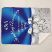 Couverture Sherpa Magnifique cadeau de 45 ans, petit à grand (Devant (Horizontal))