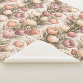 Couverture Sherpa Magnifique Floral (3/4)