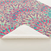 Couverture Sherpa Magnifique motif ethnique (3/4)