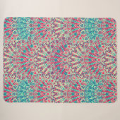 Couverture Sherpa Magnifique motif ethnique (Devant (Horizontal))