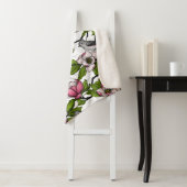 Couverture Sherpa Magnolia en floraison et tireur (En situation)