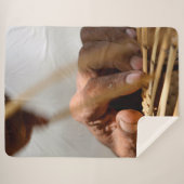 Couverture Sherpa Main de Weaver (Devant (Horizontal))