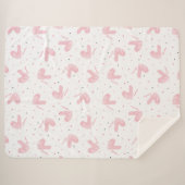 Couverture Sherpa Main titrée Coeur mignon et amour (Devant (Horizontal))