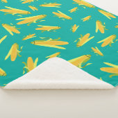 Couverture Sherpa Maïs Sur Le Motif Cob (3/4)