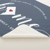 Couverture Sherpa Maison de ville de Washington DC personnalisée (3/4)