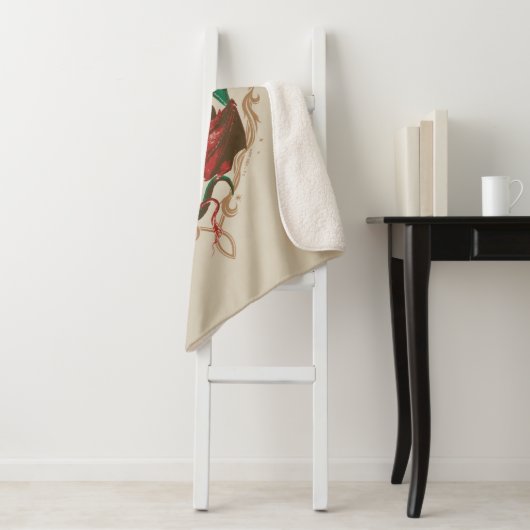 Couverture Sherpa Maison du Dragon | Bouclier dragon (En situation)