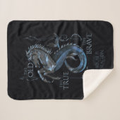 Couverture Sherpa MAISON DU DRAGON | Maison Velaryon Sigil (Devant (Horizontal))