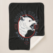 Couverture Sherpa Maison Stark - L'hiver approche (Devant)