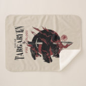 Couverture Sherpa Maison Targaryen - Feu et Sang (Devant (Horizontal))