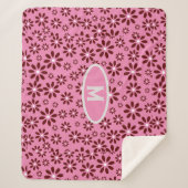 Couverture Sherpa Maisonnettes Simple Design Moderne (Devant)