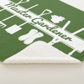 Couverture Sherpa Maître jardinier vert de forêt moderne (3/4)