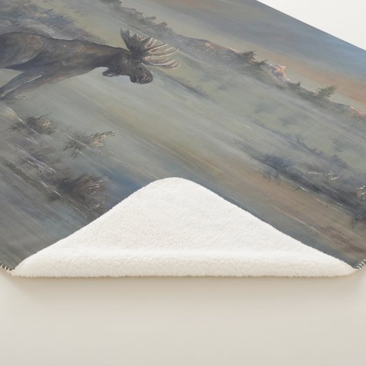 Couverture Sherpa Majestic Moose (3/4)