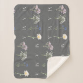 Couverture Sherpa MAMA Floral Mothers Day, Soft & Sentimental Gift (Devant)