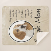 Couverture Sherpa Maman beagle (Devant (Horizontal))