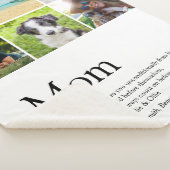 Couverture Sherpa Maman Définition 6 Famille Photo Collage (3/4)