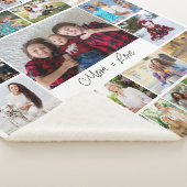 Couverture Sherpa Maman égale Love 29 Photo Collage (3/4)