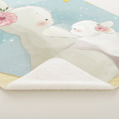 Couverture Sherpa Maman Et Bébé Bunny| Cadeau Pour Les Enfants (3/4)