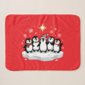 Couverture Sherpa Manchots (Devant (Horizontal))