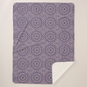 Couverture Sherpa Mandala 8 Sherpa Blanket (Devant)