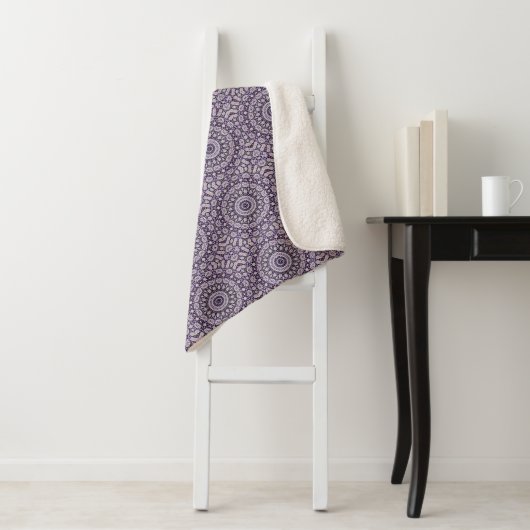 Couverture Sherpa Mandala 8 Sherpa Blanket (En situation)